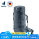 DEUTER征途Aircontactcore多日徒步露營(yíng)登山重裝雙肩包石墨灰70+10男24