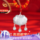 中國黃金（CHINA GOLD）蛇年本命年足銀平安鎖項鏈寶寶款吉祥銀鎖長命鎖嬰兒滿月周歲禮物 蛇寶寶吉祥平安鎖【京速達(dá)】