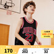 NIKE JORDAN 耐克AJ童裝男童23號籃球服背心2025夏季網(wǎng)眼透氣兒童衣服 正黑色 140 /68 【建議身高128-140cm】