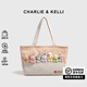 CHARLIE&KELLI CK品牌包包女包帆布卡通包痛包2025新款托特包輕奢女斜挎單肩包 達(dá)菲七寶【代寫賀卡 禮袋包裝 】