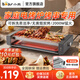 小熊（Bear）電烤爐 燒烤爐 電燒烤爐家用 電烤串機(jī)戶外燒烤架烤肉烤串一體烤肉爐電烤架室內(nèi)無煙電爐烤腸機(jī) 煙紫灰【接油盤+烤網(wǎng)】DKL-L20L5 1層