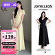 婧麒（JOYNCLEON）孕婦裝新款孕婦連衣裙孕媽高級穿搭孕期洋氣大碼孕婦裙子夏裝 黃色 L