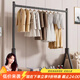 美佳朗鐵藝服裝店展示架落地式童裝衣架男女衣服店貨架家用晾衣架衣帽架 標配不帶輪子 高溫烤漆【長80寬40高130】