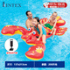 INTEX兒童水上充氣坐騎成人游泳圈玩具沖浪浮排座圈充氣浮床 龍蝦