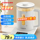 康佳（KONKA）養(yǎng)生壺 煮茶器 玻璃恒溫開水燒水壺電熱水壺 迷你煮茶花茶壺煎藥壺 KYSH-1531E-W