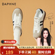 達(dá)芙妮（DAPHNE）女鞋2025年春季新款舒適時尚鞋子復(fù)古德訓(xùn)鞋百搭運(yùn)動休閑鞋 藍(lán)色 跟高3.0cm 35 標(biāo)準(zhǔn)尺碼