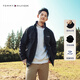 Tommy Hilfiger【可收納帽】出走都市25秋男裝風(fēng)衣款軟殼夾克/休閑立領(lǐng)外套