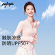 MJ STYLEUPF50+原紗防曬衣女2025夏季新款冰絲涼感潮流修身小個(gè)子外搭上衣