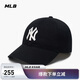 MLB帽子男女軟頂棒球帽虞書欣明星同款運(yùn)動(dòng)鴨舌帽3ACP6601N-50BKS-F