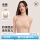 幸棉七夕禮物 粉底液內(nèi)衣女無(wú)尺碼文胸方領(lǐng)無(wú)痕不透背心胸罩隱形夏 隱形膚（外擴(kuò)款） 均碼 F(A-C杯/底圍70-80CM)
