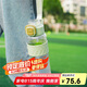 樂扣樂扣（LOCK&LOCK）夏季雙飲塑料運(yùn)動(dòng)水杯帶吸管提手戶外水壺便攜男女杯子綠色1L