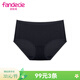 芬狄詩(shī)（fandecie）中腰抗菌內(nèi)褲女包臀無(wú)痕三角褲FP00152 黑色BLK L