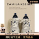 CAMILA KSENIA老爹鞋女2025新款夏季增高運(yùn)動(dòng)鞋品牌休閑百搭帆布鞋子 藍(lán)色單里 37