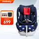 REEBABY天鵝兒童安全座椅汽車用360度旋轉(zhuǎn)0-12歲安全座椅嬰兒車載寶寶 星點(diǎn)藍(lán)【i-Size大滿貫】