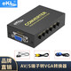 eKL AV轉VGA單向轉換器1802 S-Video信號機頂盒攝像頭監控視頻接監視器 TV盒子S端子轉電腦顯示器