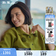斯琴（siqin）2024秋季新款女開衫綿羊毛上衣繡花翻領針織外套BDQB00698 芥黃 L