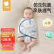貝肽斯嬰兒睡袋夏季防驚跳睡袋四季棉質(zhì)新生兒襁褓巾寶寶睡覺神器單層 S