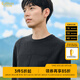 卡賓（CABBEEN）【棋盤(pán)格提花】男裝寬松毛衣2024秋冬新款情侶毛針織衫黑白 煤黑色01 XL /180/52