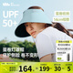 蕉下（beneunder）蛋卷燈罩帽大檐空頂帽防曬帽女遮陽(yáng)帽登山帽太陽(yáng)帽男UL712藍(lán)