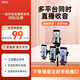 鶯音達一發(fā)多收麥克風(fēng)智能降噪無線領(lǐng)夾式自動連接適用蘋果安卓手機電腦多平臺同時直播充電倉OTG收音麥 2麥3收（三臺手機直播，2個麥克風(fēng)只能交替使用） 下單請一定備注好手機接口