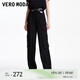 VEROMODA格雷系休閑褲女春季工裝褲直筒褲324126007 S59黑色 170/72A/L