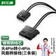 科樂(lè )浦（KELEPU）臺式電腦機箱FAN風(fēng)扇線(xiàn) D型口 大4Pin轉小4Pin（三條裝） 10cm