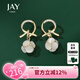 Jay仿貓眼石耳環(huán)女時(shí)尚飾品耳飾高級(jí)感耳墜送女生七夕情人節(jié)禮物老婆