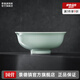 景德鎮(zhèn)（jdz）官方陶瓷影青瓷餐具無鉛純色碗盤組合搬家喬遷禮物家用搬家禮物 流影7英寸面碗（兩只裝）