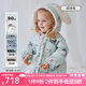 OAK FAMILY兒童羽絨服加厚保暖外出鵝絨冬季男女童羽絨服寶寶外套童裝衣服 絨球兔 100 cm