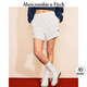 ABERCROMBIE & FITCH【澤西風(fēng)短褲】女裝25夏新款經(jīng)典小麋鹿運(yùn)動(dòng)衛(wèi)褲短褲KI149-5232 奶油白 S (165/72A)