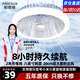 帕德頓【超長續(xù)航】usb風(fēng)扇小型吊扇宿舍床上靜音蚊帳露營臺燈風(fēng)扇戶外便攜充電風(fēng)扇 F2臺吊款【8小時續(xù)航】 充插兩用/無刷靜音電機(jī)/三檔燈光