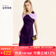 迪菲麗格漂亮獨特連衣裙女2024新款夏季法式優(yōu)雅氣質(zhì)修身顯瘦裙子 圖片色 M
