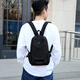 袋鼠迷你雙肩包男女情侶小型背包簡(jiǎn)約高顏值書(shū)包防水小背包可放水杯 迷你【黑色】防水面料