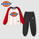 Dickies童裝兒童套裝春秋款男童2025新款兩件套小童秋裝運動(dòng)服女童衣服