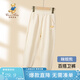 精典泰迪男女童褲子童裝兒童衛(wèi)褲中小童寬松長褲寶寶休閑運動束腳褲 瞇眼熊米色 160