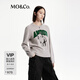 MO&Co.毛衣針織衫100%秋趣味小熊寬松圓領(lǐng)MBD3SWTT10 中花灰色 M 165
