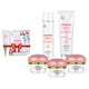 祈顏新思妍靚麗雪潤透紅思妍靚麗白里透紅祈顏新靚麗美妍早晚霜化妝品套裝 潤膚養顏3+2套裝配眼霜（六件套）