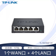 普聯(lián)（TP-LINK）無(wú)線(xiàn)ap面板wifi6 POE網(wǎng)線(xiàn)供電 全屋無(wú)線(xiàn)網(wǎng)絡(luò )覆蓋組網(wǎng) AX3000雙頻5g千兆 TL-R470GP-AC【5口POE路由器】