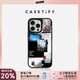 CASETIFY 更快樂(lè)的日子即將來(lái)臨 適用于iPhone 16/15 Plus/Pro/Max手機(jī)殼 鏡面黑框Magsafe iPhone 16 Pro Max