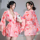 山茶蜜桃 情趣內衣女性感日本睡袍高級純欲櫻花和服cos套裝制服誘惑戰(zhàn)袍