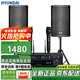 HYUNDAI現代BK8專(zhuān)業(yè)中小型會(huì )議室音響套裝壁掛式音箱藍牙功放無(wú)線(xiàn)話(huà)筒組合教學(xué)培訓店鋪音響系統設備 【兩音響/雙話(huà)筒】會(huì )議音響套裝（20-100平）