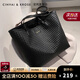 CinvaiKrose官網(wǎng)包包女包輕奢侈女士包包托特包女2025新款品牌大容量單肩包 黑色新年生日禮物送女友