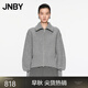 JNBY/江南布衣秋冬羊毛針織開衫女高領(lǐng)簡約休閑通勤5O0312580 072/中雜灰 M