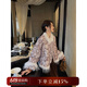 三吉黑花【枕雪】國風(fēng)新中式羽絨服女款冬季2024新款新國標充絨潮 肉桂粉 S