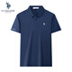 U.S. POLO ASSN.polo衫男短袖夏季休閑T男士t恤抗皺冰絲透氣上衣父親節深藍XL