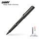 LAMY凌美【進(jìn)口文具】德國(guó)凌美狩獵系列磨砂黑鋼筆EF尖練字正姿鋼筆學(xué)生文具辦公禮品畢業(yè)禮物企業(yè)團(tuán)購