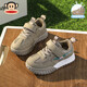 大嘴猴兒童運動(dòng)鞋2024夏季新款男童透氣網(wǎng)鞋中大童女童防滑軟底跑步鞋 卡其色 （夏款單網(wǎng)） 34 （適合腳長(cháng)21.3)