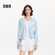 森馬（Semir）外套女碎花肌理森系少女感2025夏季oversize連帽夾克109325108005