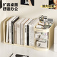 三木桌面收納盒置物架書桌簡約書架收納架子辦公學(xué)生伸縮書立架儲物柜+2透明抽屜 1495