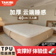 塔吉比拉絲充氣床墊彈絲氣墊床打地鋪午休加厚云床露營(yíng)便攜帳篷床TPU40 三人海綿款床墊+不含泵+儀表盤(pán)